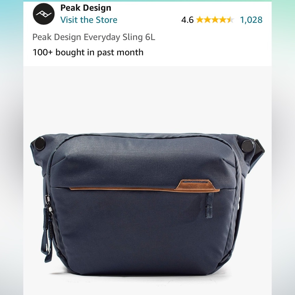 Peak design everyday sling messager bag 6L